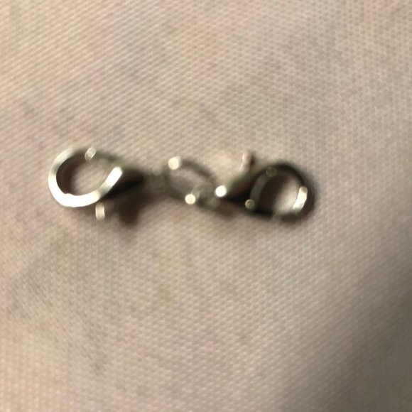 GIfted  OOAK NEcklace/ Eyeglass chain holder +Earrings Wht Onyx+coral - Picture 5 of 5